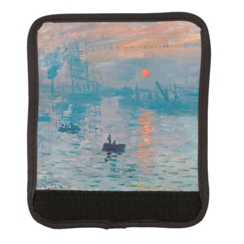 Claude Monet Impression Sunrise French Luggage Handle Wrap