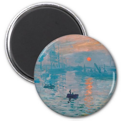 Claude Monet Impression Sunrise French Magnet