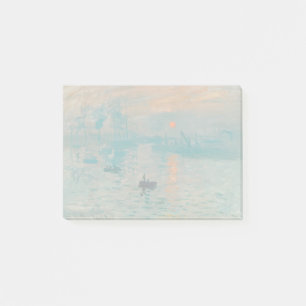 Claude Monet Impression Sunrise French Post-it Notes