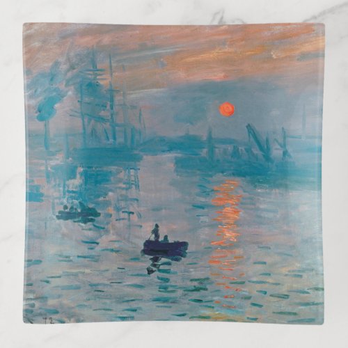 Claude Monet Impression Sunrise French Trinket Tray