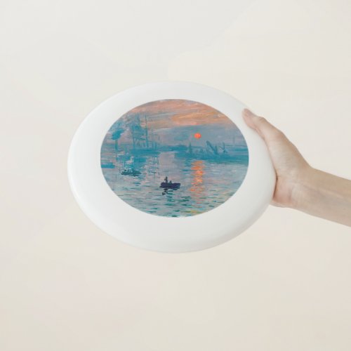 Claude Monet Impression Sunrise French Wham_O Frisbee