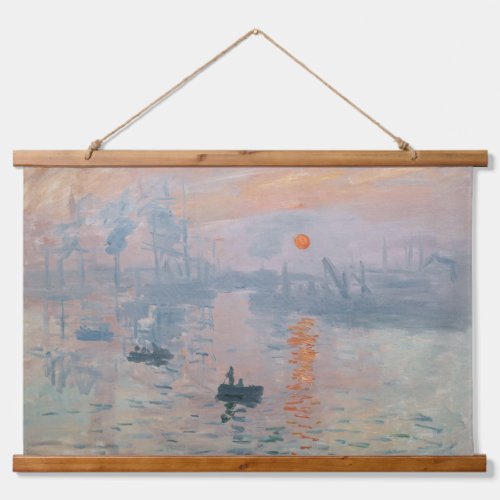Claude Monet _ Impression Sunrise Hanging Tapestry