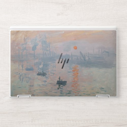 Claude Monet _ Impression Sunrise HP Laptop Skin