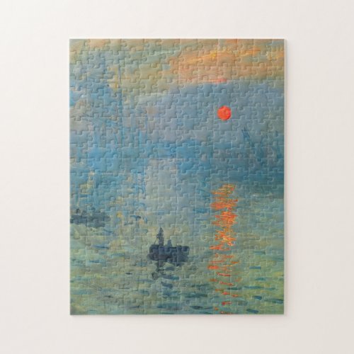 Claude Monet Impression Sunrise Jigsaw Puzzle