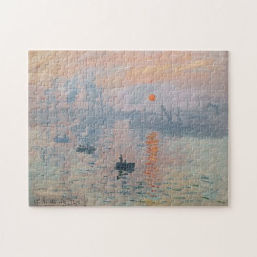 Claude Monet _ Impression Sunrise Jigsaw Puzzle