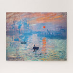 Claude Monet - Impression, Sunrise Jigsaw Puzzle<br><div class="desc">Impression,  Sunrise (Impression,  Soleil levant) - Claude Monet,  Oil on canvas,  1872

Impression,  Sunrise depicts the port of Le Havre,  Monet's hometown.</div>