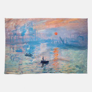 Claude Monet - Impression, Sunrise Kitchen Towel