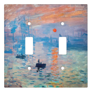 Claude Monet - Impression, Sunrise Light Switch Cover
