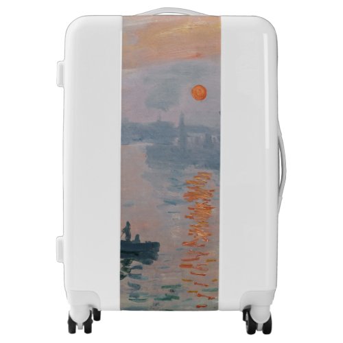 Claude Monet _ Impression Sunrise Luggage