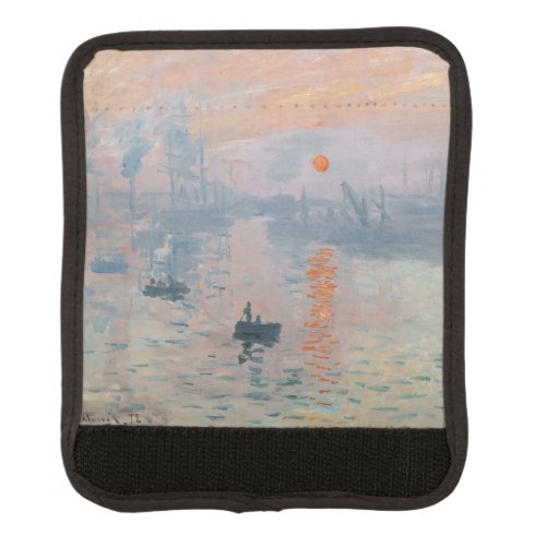 Claude Monet _ Impression Sunrise Luggage Handle Wrap