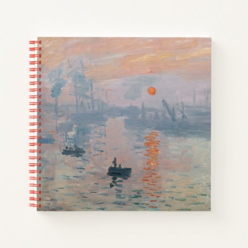 Claude Monet _ Impression Sunrise Notebook
