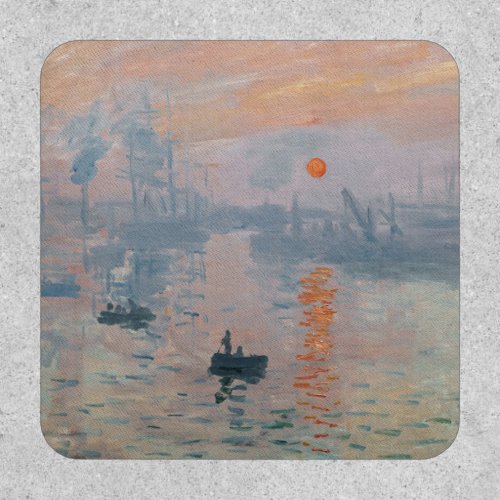 Claude Monet _ Impression Sunrise Patch