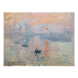 Claude Monet - Impression, Sunrise Photo Print