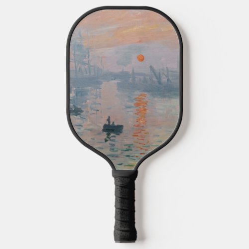 Claude Monet _ Impression Sunrise Pickleball Paddle