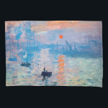 Claude Monet - Impression, Sunrise Pillow Case<br><div class="desc">Impression,  Sunrise (Impression,  Soleil levant) - Claude Monet,  Oil on canvas,  1872

Impression,  Sunrise depicts the port of Le Havre,  Monet's hometown.</div>