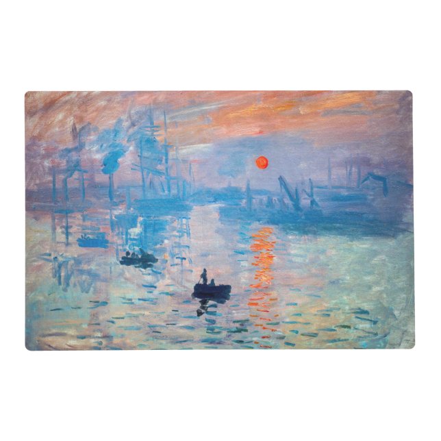 Claude Monet - Impression, Sunrise Placemat (Front)