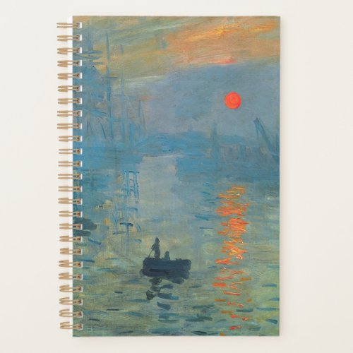 Claude Monet Impression Sunrise Planner