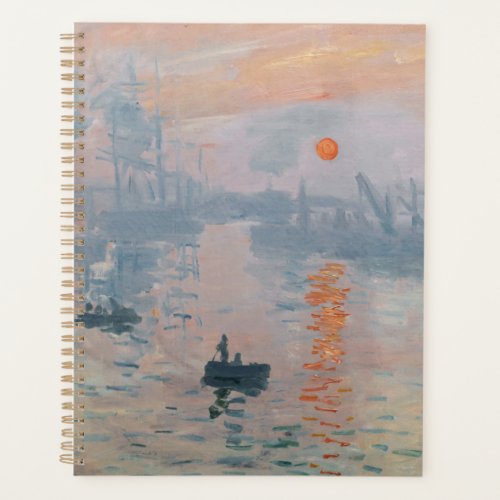 Claude Monet _ Impression Sunrise Planner