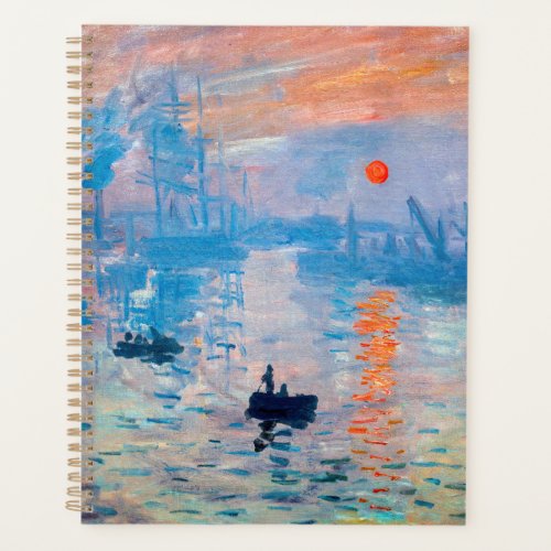 Claude Monet _ Impression Sunrise Planner