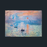 Claude Monet - Impression, Sunrise Rug<br><div class="desc">Impression,  Sunrise (Impression,  Soleil levant) - Claude Monet,  Oil on canvas,  1872

Impression,  Sunrise depicts the port of Le Havre,  Monet's hometown.</div>