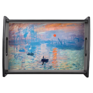 Claude Monet - Impression, Sunrise Serving Tray