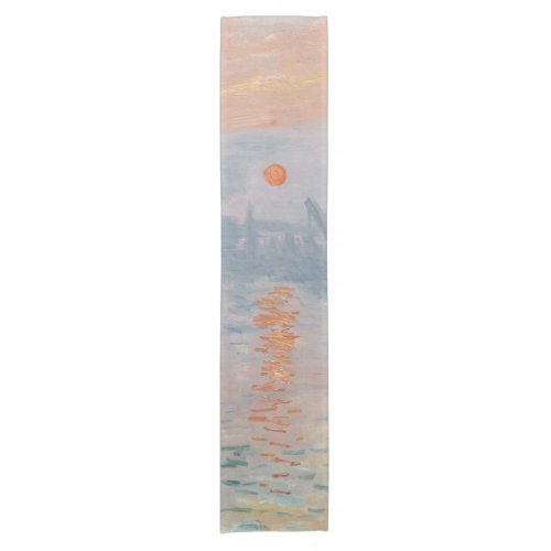 Claude Monet _ Impression Sunrise Short Table Runner