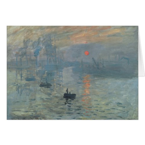 Claude Monet Impression Sunrise Soleil Levant