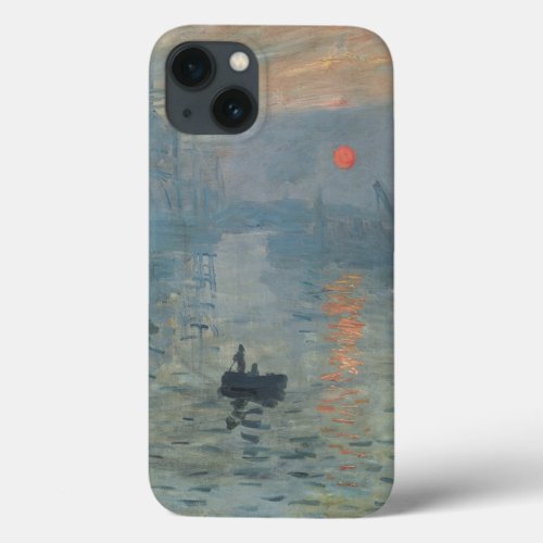 Claude Monet Impression Sunrise Soleil Levant iPhone 13 Case