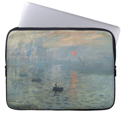 Claude Monet Impression Sunrise Soleil Levant Laptop Sleeve