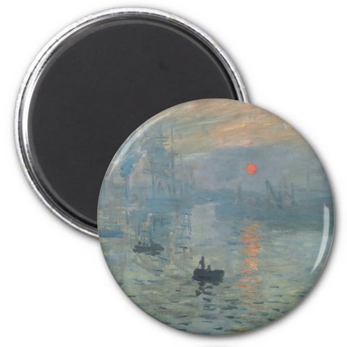 Claude Monet Impression Sunrise Soleil Levant Magnet