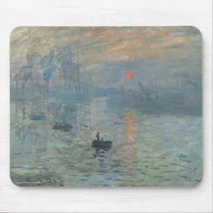 Claude Monet Impression Sunrise Soleil Levant Mouse Pad