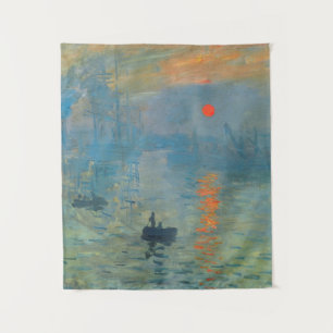 Claude Monet Impression Sunrise Tapestry