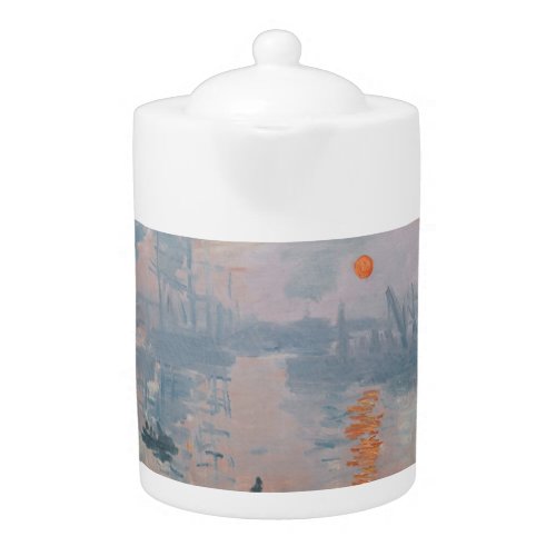 Claude Monet _ Impression Sunrise Teapot