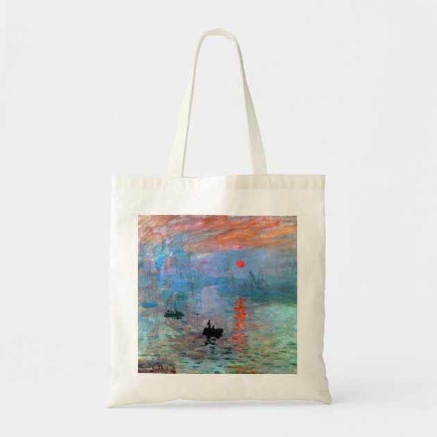 Monet's “La Gare Saint-Lazare”, expressed on a “Monet themed handbag”. –  ThemedBags.DoExpress