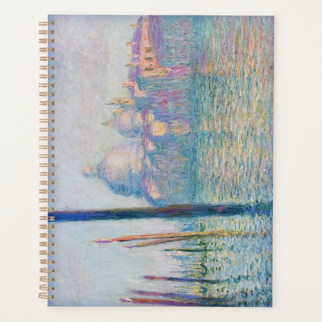 Claude Monet Impressionism Planner Le Grand Canal (Front)