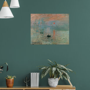 Claude Monet- Impressionism, Sunrise, Poster