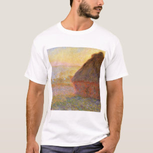 Claude Monet Impressionist Painting Graystaks I T-Shirt