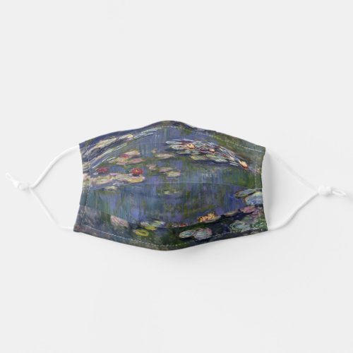 Claude Monet Impressionist Water Lillies Nympheas Adult Cloth Face Mask