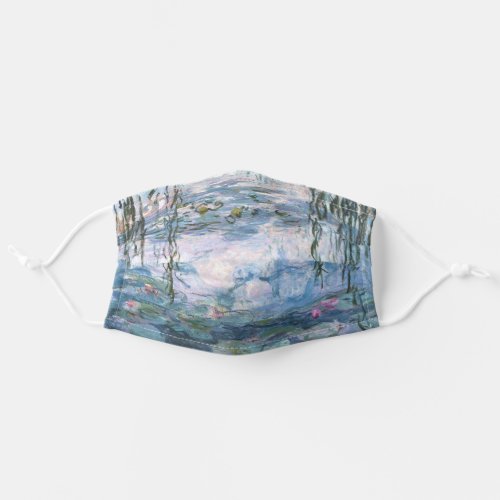 Claude Monet Impressionist Water Lillies Nympheas Adult Cloth Face Mask