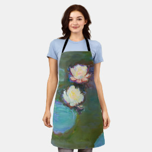 Claude Monet Impressionist Water Lillies Nympheas Apron