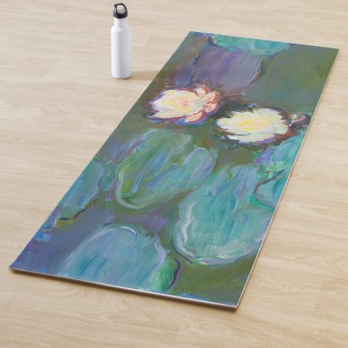 Claude Monet Impressionist Water Lillies Nympheas Yoga Mat