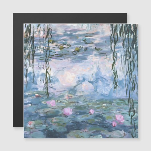 Claude Monet Impressionist Water Lillies Painting (Front/Back)