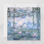 Claude Monet Impressionist Water Lillies Painting (Front)
