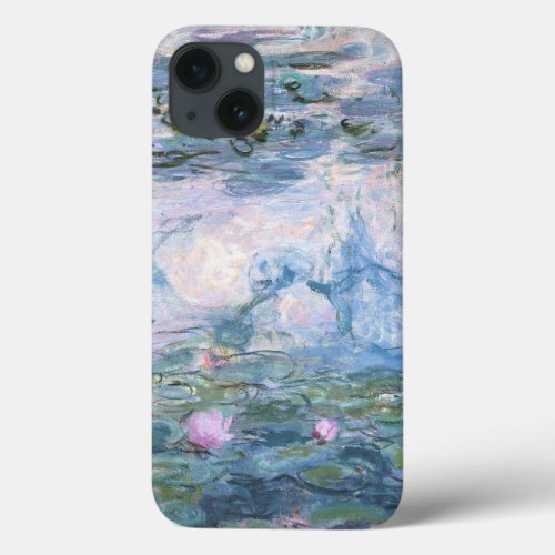 Claude Monet Impressionist Water Lillies Painting iPhone 13 Case