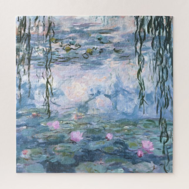 Claude Monet Impressionist Water Lillies Painting Jigsaw Puzzle (Vertical)