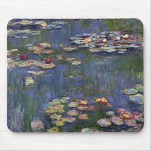 Claude Monet Impressionist Water Lillies Painting Mouse Pad