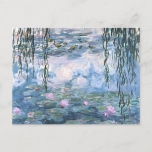 Claude Monet Impressionist Water Lillies Painting Postcard