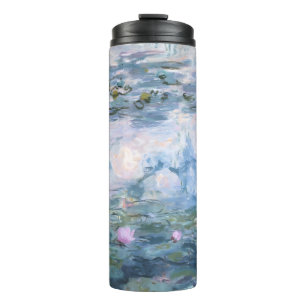 Claude Monet Impressionist Water Lillies Painting Thermal Tumbler