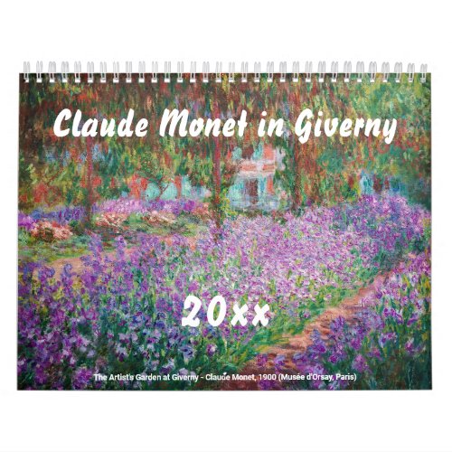 Claude Monet in Giverny Calendar