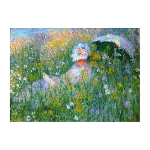 Monet Lady in a Meadow